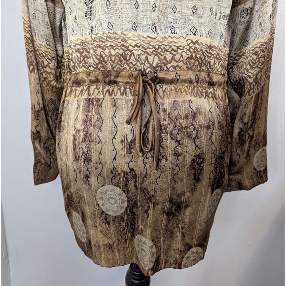 VTG Platinum Dorothy Schoelen Maximalist Metallic Gold Power Suit Blazer S - Picture 9 of 11